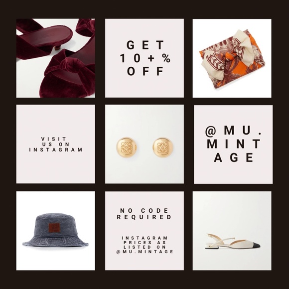 LIKE NEW Loewe Pebble Earrings - Picture 3 of 3